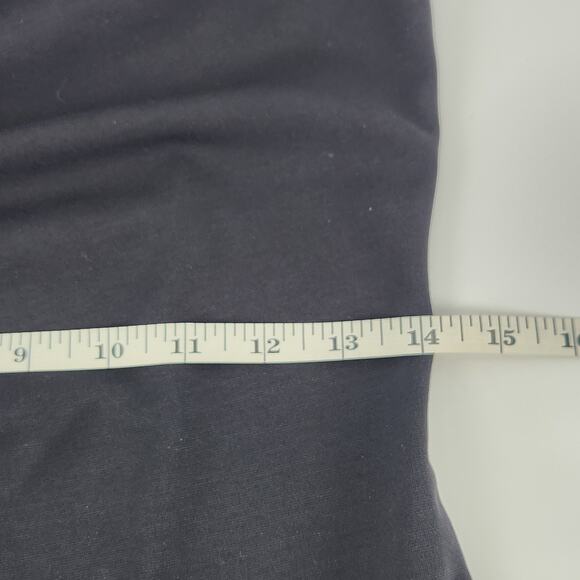 J. Crew 365 Ponte Ruched Dress Size 4 Black Pencil Midi Luxury Career Wear - Picture 10 of 11